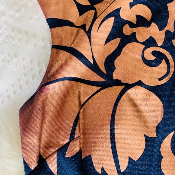 Nasty Gal mini dress with rose gold leaf - Picture 3 of 11